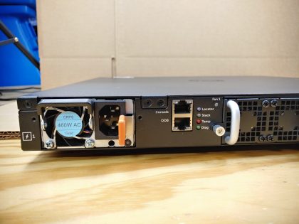 Good Condition! Tested and pulled from a working environment. May have some minor cosmetic scratches/scuffs from normal use. **NO POWER CORDS INCLUDED** Item Specifics: MPN : JH9TWUPC : N/AType : Ethernet SwitchForm Factor : Rack-MountableBrand : DellModel : N4032FNetwork Management Type : Fully ManagedProduct Line : EnterpriseNumber of LAN Ports : 24Network Connectivity : SFPMax. Data Transfer Rate : 40 GbpsEthernet Technology : 10 Gigabit Ethernet (10000-Mbit/s)Maximum LAN Data Rate : 10 Gbps - 7