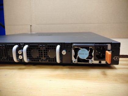 Good Condition! Tested and pulled from a working environment. May have some minor cosmetic scratches/scuffs from normal use. **NO POWER CORDS INCLUDED** Item Specifics: MPN : JH9TWUPC : N/AType : Ethernet SwitchForm Factor : Rack-MountableBrand : DellModel : N4032FNetwork Management Type : Fully ManagedProduct Line : EnterpriseNumber of LAN Ports : 24Network Connectivity : SFPMax. Data Transfer Rate : 40 GbpsEthernet Technology : 10 Gigabit Ethernet (10000-Mbit/s)Maximum LAN Data Rate : 10 Gbps - 8