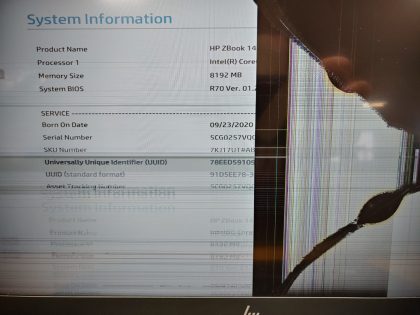 we have added actual images to this listing of the HP ZBook you would receive. **NO POWER ADAPTER / NO SSD  / NO OS / NO BATTERY**Item Specifics: MPN : ZBook 14u G6UPC : N/AType : LaptopBrand : HPProduct Line : ZBookModel : ZBook 14u G6Operating System : N/AScreen Size : 14-inch FHD TouchscreenProcessor Type : Intel Core i7-8565U 8th GenProcessor Speed : 1.80GHzGraphics Processing Type : AMD Radeon Pro WX 3200/ Intel(R) UHD Graphics 620Memory : 8GBHard Drive Capacity : N/A - 6