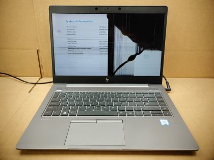 **CRACKED SCREEN** Theres a few of the corners that are blemished (View images 9-10). Tested and Working. Boots to the BIOs. May have a few minor cosmetic scratches/scuffs. For your help