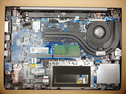 The front right corner of the Lid/Palmrest/Bottom plate is dented/damaged (View images 9-11). Bottom plate is missing one screw. Tested and Working. Boots to the BIOs. May have a few minor cosmetic scratches/scuffs. For your help