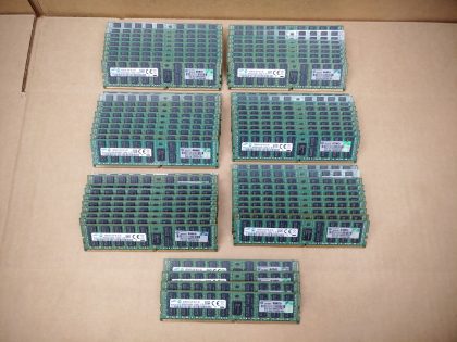 LOT of 64 - Excellent condition! Tested and pulled from a working environment! Item Specifics: MPN : M393A2G40DB0-CPB0QUPC : N/AType : MemoryForm Factor : DIMMBrand : SamsungTotal Capacity : 1024 GBBus Speed : PC4-2133PNumber of Modules : 64Capacity per Module : 16 GBModel : M393A2G40DB0-CPB0QNumber of Pins : 288 - 4