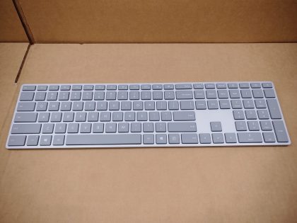 There is a tiny hariline crack in the [ENTER] key (View image 7). Overall good condition! Tested and Working as it should. Pulled from a working environment! **NO AAA BATTERIES INCLUDED**Item Specifics: MPN : WS2-00025UPC : N/AKeyboard/Keypad : QWERTY (Standard)Type : KeyboardConnectivity : BluetoothFeatures : Bluetooth