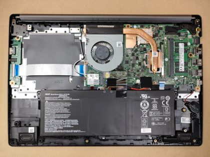 The bottom corner screw hole is broke out on the inside of the laptop (View image 9). NO guarentee on the health of the battery or how long it holds a charge. Tested and Working. Boots to the BIOs. May have a few minor cosmetic scratches/scuffs. For your help