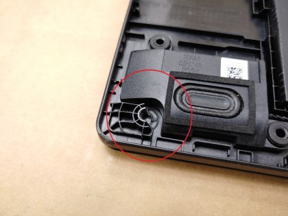 The bottom corner screw hole is broke out on the inside of the laptop (View image 9). NO guarentee on the health of the battery or how long it holds a charge. Tested and Working. Boots to the BIOs. May have a few minor cosmetic scratches/scuffs. For your help