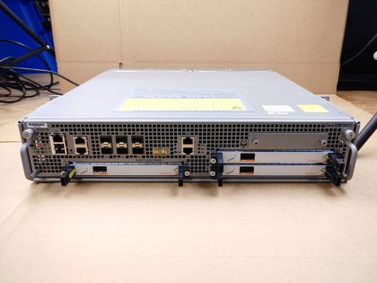 Good condition! Tested and pulled from a working environment! **NO POWER CORD INCLUDED**Item Specifics: MPN : ASR1002-XUPC : N/AForm Factor : Rack-MountableBrand : CiscoModel : ASR1002-X V06Network Connectivity : Wired-Ethernet (RJ-45)Type : Aggregation Services RouterNetwork Type : ATA over EthernetNumber of LAN Ports : 6 - 1