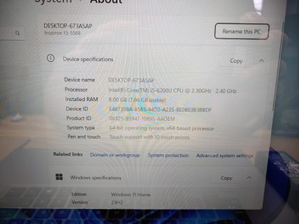 There is some bubbles in the bottom of the screen (View image 7). There is a small piece of plastic broke on the bottom of the USB (View image 8). The vent on the bottom is cracked and pushed in a little (View image 9). Fully Tested & 100% Functional ready to use out of the box