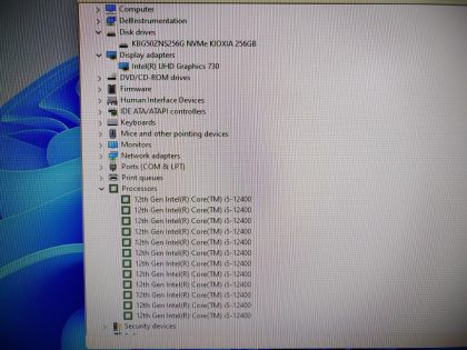 we have added actual images to this listing of the Dell Inspiron you would receive. Clean install of Windows 11 Home Operating system. May have some minor scratches/dents/scuffs. [ What is included: Dell Inspiron + Power Cord + 30-Day Warranty Included ]Item Specifics: MPN : Inspiron 3910UPC : N/ABrand : DellProduct Line : InspironModel : Inspiron 3910Operating System : Windows 11 Home x64Screen Size : N/AProcessor Type : Intel Core i5-12400 12th GenProcessor Speed : 2.50GHzGraphics Processing Type : Intel(R) UHD Graphics 730Memory : 12GBHard Drive Capacity : 256GB NVMe SSDType : Desktop - 2
