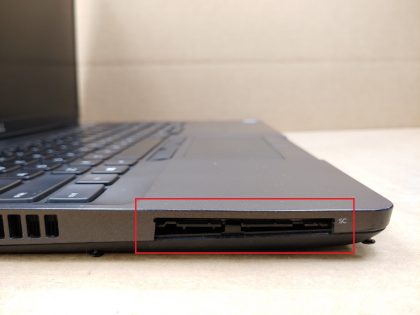There is a chunk of plastic broke off by the SC slot (View image 9). The screen has a thin line of light wear from the keyboard. Bottom plate is missing all rubber feet (View image 6). Tested and Working as it should. Boots to the BIOs. May have a few minor cosmetic scratches/scuffs. For your help