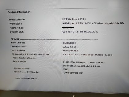 Tested and Working. Boots to the BIOs. May have a few minor cosmetic scratches/scuffs. For your help