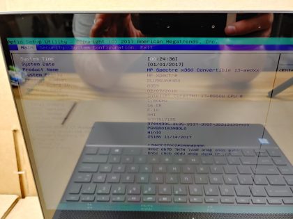 we have added actual images to this listing of the HP Spectre you would receive. **NO POWER ADAPTER / NO SSD or HDD/CADDY/CABLE  / NO OS**Item Specifics: MPN : Spectre x360 13-ae013dxUPC : N/AType : LaptopBrand : HPProduct Line : SpectreModel : Spectre x360 13-ae013dxOperating System : N/AScreen Size : 13.3" 4K IPS TouchscreenProcessor Type : Intel Core i7-8550U 8th GenProcessor Speed : 1.80GHzGraphics Processing Type : Intel(R) UHD Graphics 620Memory : 16GBHard Drive Capacity : N/A - 4