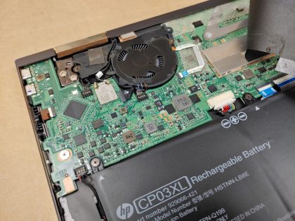 there isnt any signs of liquid damage on the board itself. Screen and touch work as they should. Bottom case doesnt seed correctly (View images ). Tested and Working. Boots to the BIOs. May have a few minor cosmetic scratches/scuffs. For your help