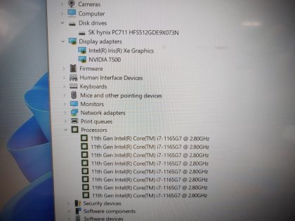 we have added actual images to this listing of the HP ZBook you would receive. **NO POWER ADAPTER INCLUDED**Item Specifics: MPN : ZBook Firefly 14 G8UPC : N/AType : LaptopBrand : HPProduct Line : ZBookModel : ZBook Firefly 14 G8Operating System : Windows 11 Pro x64Screen Size : 14-inch TouchscreenProcessor Type : Intel Core i7-1165G7 11th GenProcessor Speed : 2.80GHz / 2.80GHzGraphics Processing Type : NVIDIA T500 / Intel(R) Iris(R) Xe GraphicsMemory : 16GBHard Drive Capacity : 512GB SSD - 3