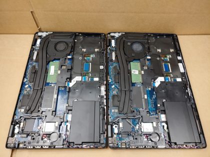LOT of 2 - One laptop has a small faint pressure mark in the bottom right corner (View image 4). Tested and Working. Boots to the BIOs. May have a few minor cosmetic scratches/scuffs. For your help