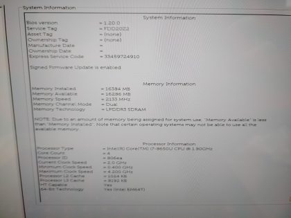 LOT of 5 - Tested and Working. Boots to the BIOs. All are exactly the same. There may be some very light wear on the touchpad or screen. May have a few minor cosmetic scratches/scuffs. For your help