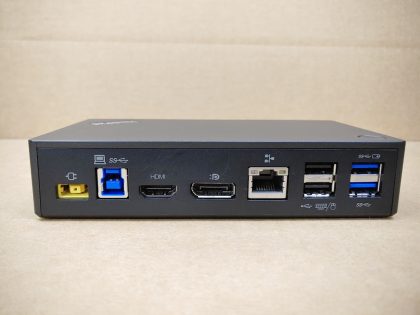 Great Condition! Tested and pulled from a working environment! **OEM POWER ADAPTER INCLUDED**Item Specifics: MPN : DK1523UPC : N/ACompatible Brand : For LenovoCompatible Product Line : For Lenovo ThinkPadCompatible Model : For LenovoPorts/Interfaces : USB 3.0Brand : LenovoModel : ThinkPad USB 3.0 Ultra DockType : Docking Station - 5