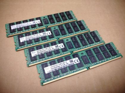 Excellent Condition! Tested and pulled from a working machine. Item Specifics: MPN : HMA42GR7MFR4N-TFUPC : N/AType : MemoryForm Factor : DIMMBrand : SK hynixNumber of Pins : 288Bus Speed : PC4-17000 (DDR4-2133)Number of Modules : 4Capacity per Module : 16 GBModel : HMA42GR7MFR4N-TF - 1
