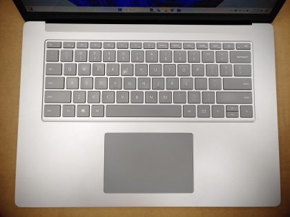 we have added actual images to this listing of the Microsoft Surface you would receive. Clean install of Windows 11 Pro Operating system. May have some minor scratches/dents/scuffs.[ What is included: Microsoft Surface ]Item Specifics: MPN : Surface Laptop 3UPC : N/AType : LaptopBrand : MicrosoftProduct Line : SurfaceModel : Surface Laptop 3 (1872)Operating System : Windows 11 Pro x64Screen Size : 15" TouchscreenProcessor Type : Intel Core i5-1035G7 10th GenProcessor Speed : 1.20GHz / 1.50GHzGraphics Processing Type : Intel(R) Iris(R) Plus GraphicsMemory : 8GBHard Drive Capacity : 256GB SSD - 1