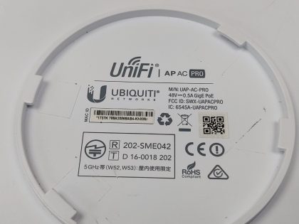 Good Condition. Tested and pulled from a working environment. *NO POWER ADAPTER INCLUDED*Item Specifics: MPN : UAP-AC-LRUPC : N/ABrand : Ubiquiti NetworksModel : UAP-AC-PROTyper : Access Point - 4
