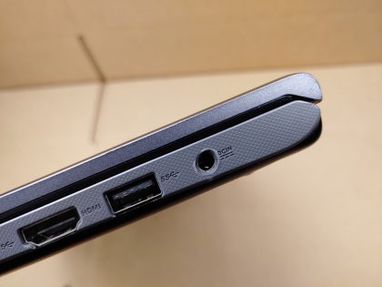 **BROKEN DC JACK** (View image 9). Laptop does not power due to the DC Jack being damaged. Screen looks to be in great condition with no signs or cracks or damage. May have a few minor cosmetic scratches/scuffs. For your help