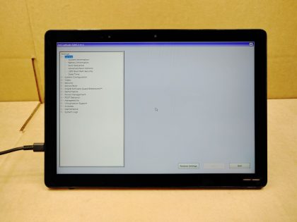 The screen has a good amount of wear and scratches (View image 8). Tested and Working. Boots to the BIOs. May have a few minor cosmetic scratches/scuffs. For your help