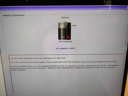 The screen has wear from the keyboard/palmrest (View image 9). Tested and Working. Boots to the BIOs. May have a few minor cosmetic scratches/scuffs. For your help