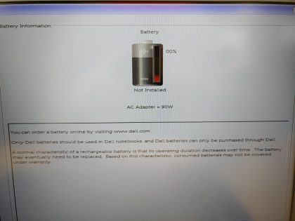 There is some faint white spots in the lower portion of the screen (View image 9). Tested and Working. Boots to the BIOs. May have a few minor cosmetic scratches/scuffs. For your help