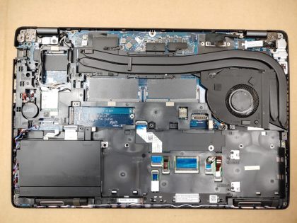 There is some very faint white spots in the lower portion of the screen