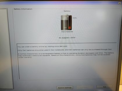 There is a faint white spot on the right side of the screen (View image 9). Tested and Working. Boots to the BIOs. May have a few minor cosmetic scratches/scuffs. For your help