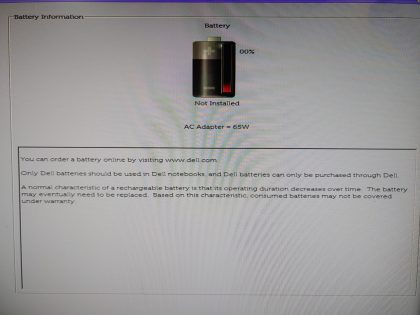 we have added actual images to this listing of the HP Pavilion you would receive.**NO POWER ADAPTER / NO SSD or HDD/CADDY/CABLE  / NO OS / NO RAM / NO BATTERY or CABLE**Item Specifics: MPN : Latitude 5591UPC : N/AType : LaptopBrand : DellProduct Line : LatitudeModel : Latitude 5591Operating System : N/AScreen Size : 15.6"Processor Type : Intel Core i7-8850H 8th GenProcessor Speed : 2.60GHzGraphics Processing Type : Intel(R) Coffeelake GraphicsMemory : N/AHard Drive Capacity : N/A - 6