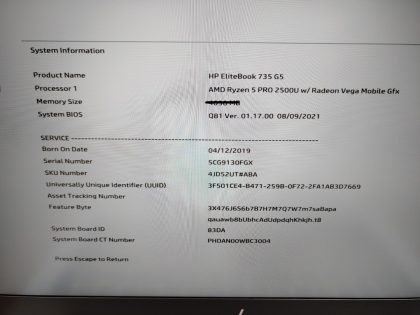 Tested and Working. Boots to the BIOs. May have a few minor cosmetic scratches/scuffs. For your help