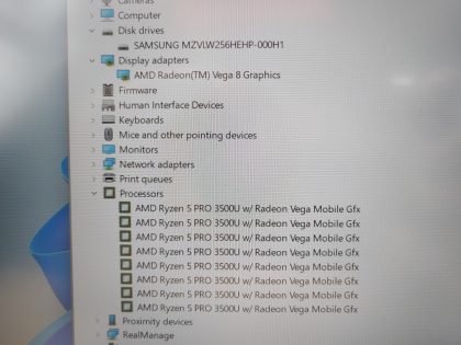 we have added actual images to this listing of the HP EliteBook you would receive. Clean install of Windows 11 Pro Operating system. May have some minor scratches/dents/scuffs.[ What is included: HP EliteBook ]Item Specifics: MPN : EliteBook 745 G6UPC : N/AType : LaptopBrand : HPProduct Line : EliteBookModel : EliteBook 745 G6Operating System : Windows 11 Pro x64Screen Size : 14"Processor Type : AMD Ryzen 5 PRO 3500UProcessor Speed : 2.10GHzGraphics Processing Type : AMD Radeon(TM) Vega 8 GraphicsMemory : 8GBHard Drive Capacity : 256GB SSD - 3
