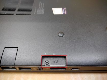The plastic in the display port is broke out (View image 8). The side docking connector looks damaged (View image 9).  Bottom plate is missing some screws (View image 6). The metal in the SD card slot thats screwed down is broke off and not attached to the base