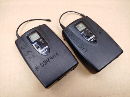There is some small writing engraved on the front of the transmitters. The ON/OFF writing on the top of one is worn off. Overall Good Condition