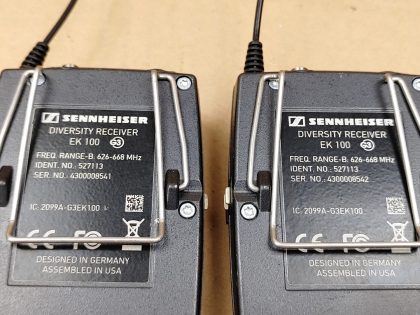 Pulled from a working environment. May have some minor cosmetic scratches/scuffs from normal use. **NO AA-BATTERIES INCLUDED**Item Specifics: MPN : EW100 SK100 G3UPC : N/ABrand : SennheiserType : Bodypack TransmitterModel : EW100 SK100 G3 / B 626-668MHzConnectivity : WirelessForm Factor : Bodypack TransmitterMicrophone Form Factor : N/A - 3