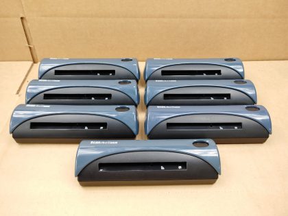 LOT of 7 - Good Condition! Tested and Pulled from a working environment. May have some very minor cosmetic scratches/scuffs from normal use. **NO CABLES INCLUDED**Item Specifics: MPN : ScanShell 800RUPC : N/AType : ID ScannerBrand : AcuantModel : ScanShell 800RScanning Resolution : 600 DPIConnectivity : USB 2.0 - 1