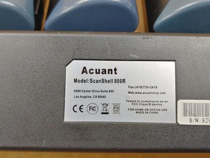 LOT of 7 - Good Condition! Tested and Pulled from a working environment. May have some very minor cosmetic scratches/scuffs from normal use. **NO CABLES INCLUDED**Item Specifics: MPN : ScanShell 800RUPC : N/AType : ID ScannerBrand : AcuantModel : ScanShell 800RScanning Resolution : 600 DPIConnectivity : USB 2.0 - 7