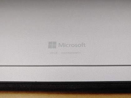 we have added actual images to this listing of the Microsoft Surface you would receive. Clean install of Windows 10 Pro Operating system. May have some minor scratches/dents/scuffs.[ What is included: Microsoft Surface ]Item Specifics: MPN : 1724UPC : N/AType : LaptopBrand : MicrosoftProduct Line : SurfaceModel : Surface Pro 4Operating System : Windows 10 Pro x64Screen Size : 12.3" TouchscreenProcessor Type : Intel Core i5-6300U 6th GenProcessor Speed : 2.40GHz / 2.50GHzGraphics Processing Type : Intel(R) HD Graphics 520Memory : 4GBHard Drive Capacity : 128GB SSD - 2