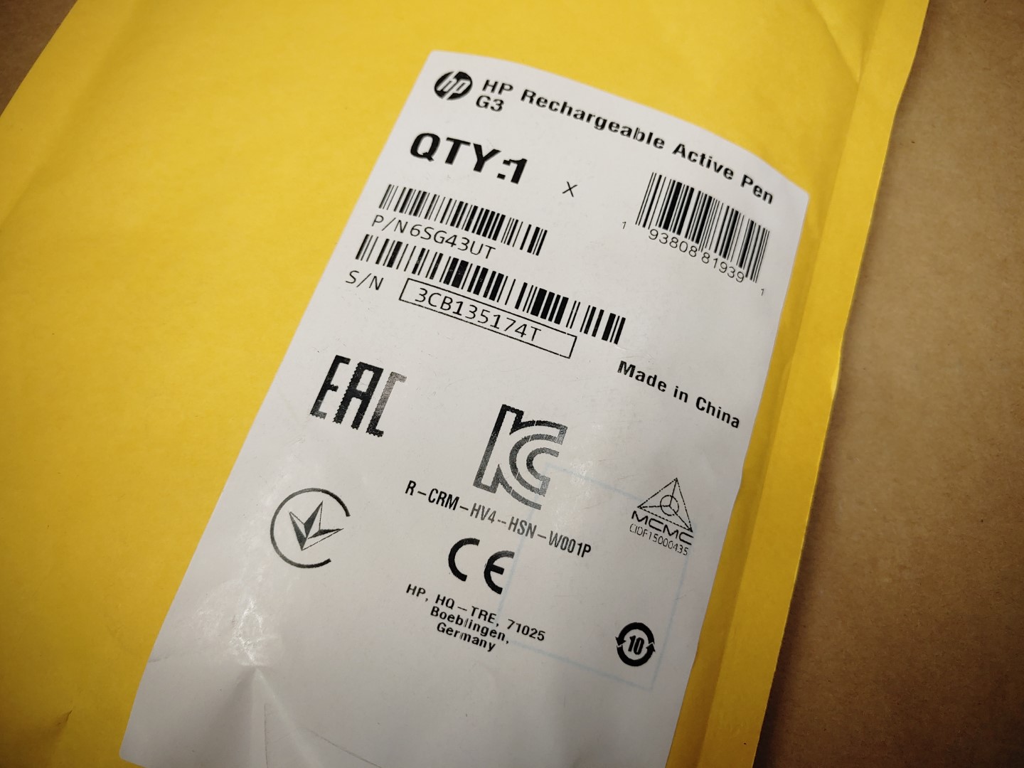 NEWItem Specifics: MPN : 6SG43UTUPC : 193808819391Compatible Brand : For HPBrand : HPColor : GrayCompatible Product Line : For HPType : StylusModel : 6SG43UT - 2