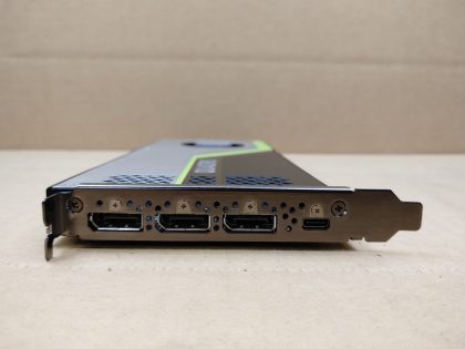 pulled from a working environment! Item Specifics: MPN : Quadro RTX 4000UPC : N/AChipset/GPU Manufacturer : NVIDIABrand : NVIDIAChipset/GPU Model : NVIDIA Quadro 4000Compatible Port/Slot : PCI Express 3.0 x16Memory Size : 8GBConnectors : x3 DisplayPort