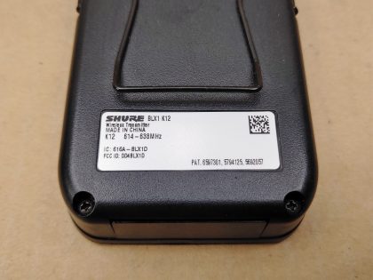 The battery compartment had some corosion that has been cleaned (View images 8 & 9). Overall good condition! Tested and working. Pulled from a working environment! **NO AA BATTERIES INCLUDED**Item Specifics: MPN : PGX1 H6UPC : N/ABrand : SHUREType : Wireless TransmitterModel : BLX1 K12 614-638MHzConnectivity : WirelessForm Factor : Bodypack Transmitter - 6