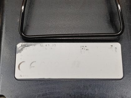 Most of the label on the back is worn off