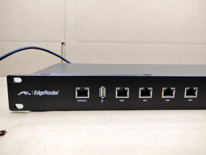 Good Condition! Tested and pulled from a working environment! **NO POWER CORD INCLUDED** Item Specifics: MPN : ER-8UPC : N/ABrand : UbiquitiModel : ER-8Max. LAN Data Rate : 1000 MbpsNumber of LAN Ports : 8Type : Router - 2
