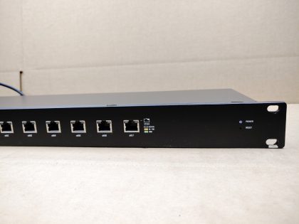 Good Condition! Tested and pulled from a working environment! **NO POWER CORD INCLUDED** Item Specifics: MPN : ER-8UPC : N/ABrand : UbiquitiModel : ER-8Max. LAN Data Rate : 1000 MbpsNumber of LAN Ports : 8Type : Router - 3