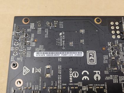 pulled from a working environment! May have a minor cosmetic scratch/scuff on the plastic from normal use. Item Specifics: MPN : GeForce GTX 1070UPC : N/AChipset/GPU Manufacturer : NVIDIABrand : ASUSChipset/GPU Model : GeForce GTX 1070Compatible Port/Slot : PCI Express 3.0 x16Memory Size : 8GBConnectors : DisplayPort