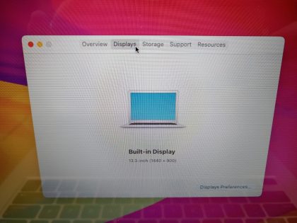 we have added actual images to this listing of the Apple MacBook Air you would receive. Clean install of 12.7.6 (Monterey) Operating system. May have some minor scratches/dents/scuffs. OSX Default Password: 123456. [ What is included: Apple MacBook Air ]Item Specifics: MPN : A1466UPC : N/ABrand : AppleProduct Family : MacBook AirRelease Year : Early 2015Screen Size : 13.3-inch (1440x900)Processor Type : Intel Core i7-5650UProcessor Speed : 2.2GHz Dual-CoreMemory : 8GB 1600MHz DDR3Storage : 500GB FlashOperating System : 12.7.6 OS X MontereyColor : SilverType : Laptop - 3