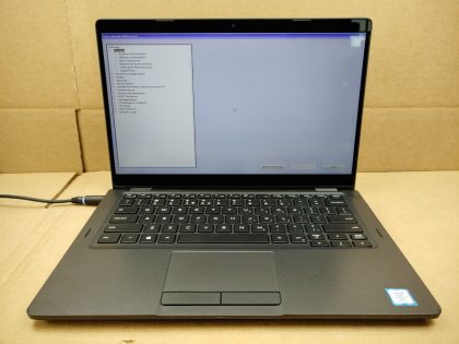 The bottom left corner of the screen/bezel is separating when its flipped into tablet mode (View image 8). The screen has wear from the keyboard/palmrest (View image 9). There is a small crack in the plastic by the SC slot (View image 10). Tested and Working. Boots to the BIOs. May have a few minor cosmetic scratches/scuffs. For your help
