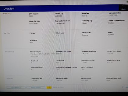 **CRACKED SCREEN** NEEDS TO BE OUTPUT VIA EXTERNAL MONITOR (View image ). Tested and Working. Boots to the BIOs. May have a few minor cosmetic scratches/scuffs. For your help