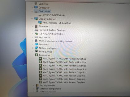 we have added actual images to this listing of the HP ProBook you would receive. Clean install of Windows 11 Pro Operating system. May have some minor scratches/dents/scuffs.[ What is included: HP ProBook ]Item Specifics: MPN : ProBook 445 G7UPC : N/AType : LaptopBrand : HPProduct Line : ProBookModel : ProBook 445 G7Operating System : Windows 11 Pro x64Screen Size : 14-inch Processor Type : AMD Ryzen 7 4700UProcessor Speed : 2.00GHzGraphics Processing Type : AMD Radeon(TM) GraphicsMemory : 16GBHard Drive Capacity : 256GB SSD - 3