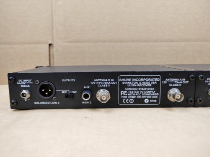 **NO POWER ADAPTERS OR ANTENNAS** Good condition! Tested and pulled from a working environment! Item Specifics: MPN : ULXP4UPC : N/ABrand : SHUREType : Microphone ReceiverModel : ULXP4Connectivity : WirelessMicrophone Form Factor : Microphone Receiver - 6
